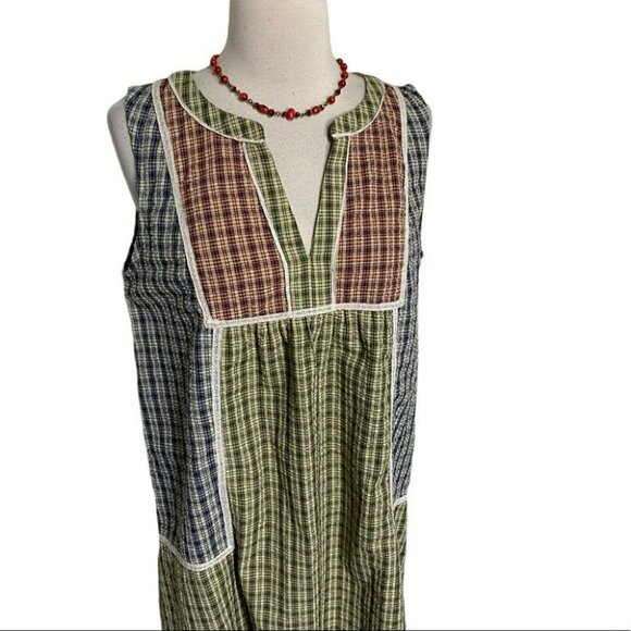 Anthropologie Multicolor Plaid Dress - Picture 2 of 8